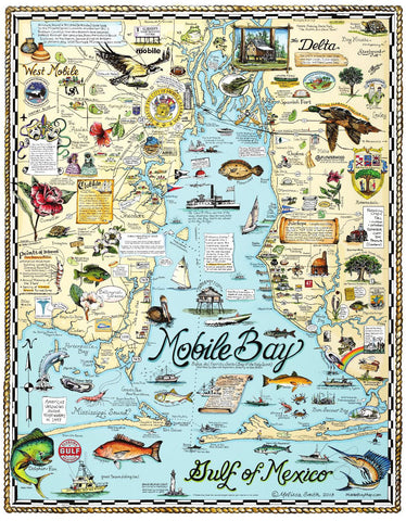 Mobile Bay Map