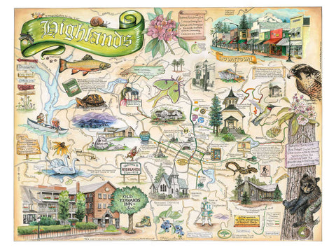 Highlands, NC Art Map